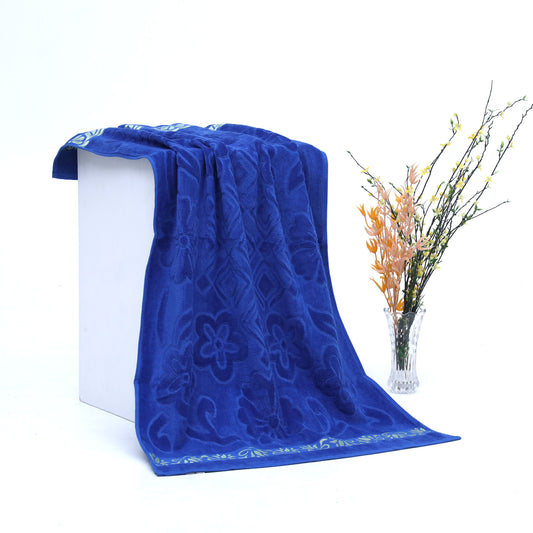 ROYAL BLUE Premium Velvet Cotton Towels for Bath & Home